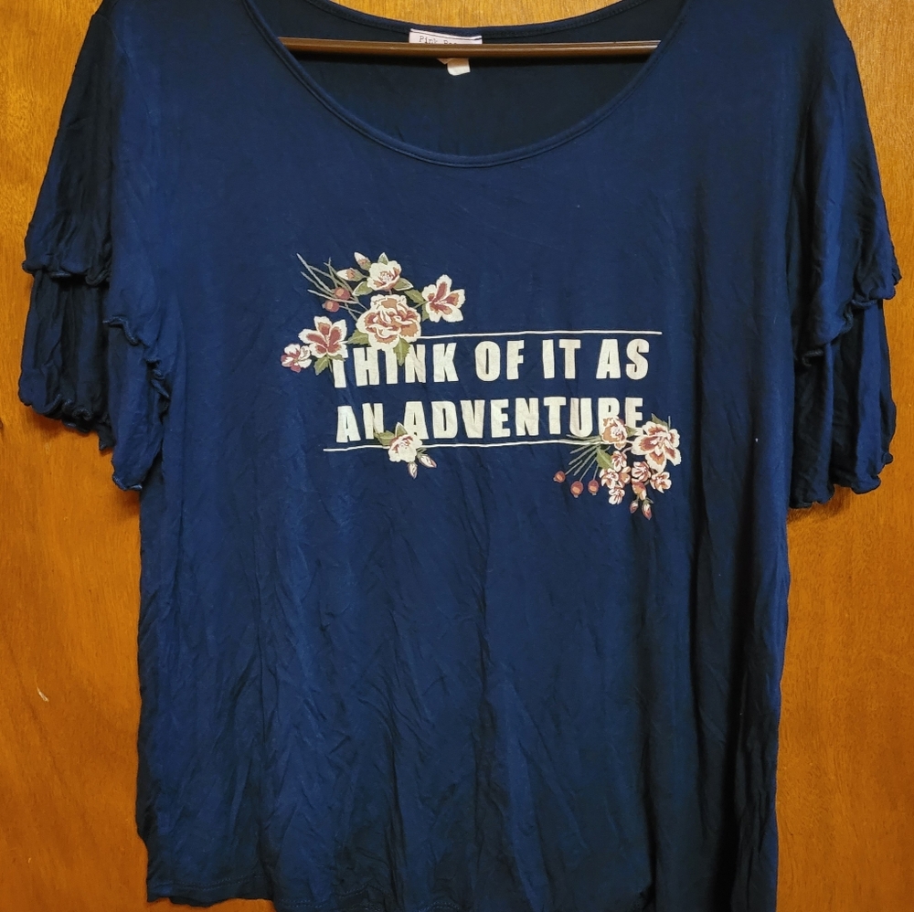 Pink Peony 1X Shirt.